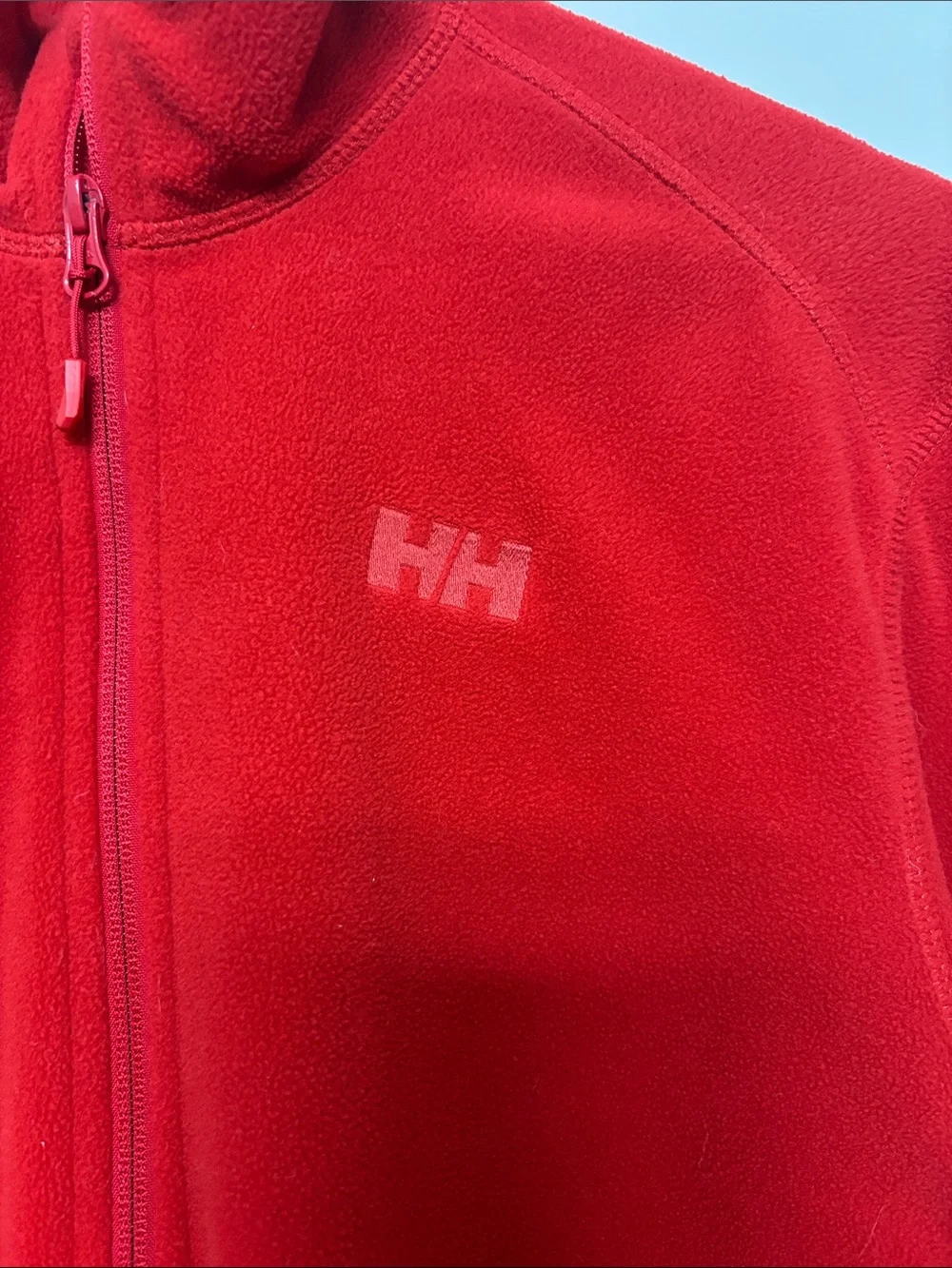 Helly Hansen Daybreaker Red Men's Full-Zip Fleece Jacket L Large